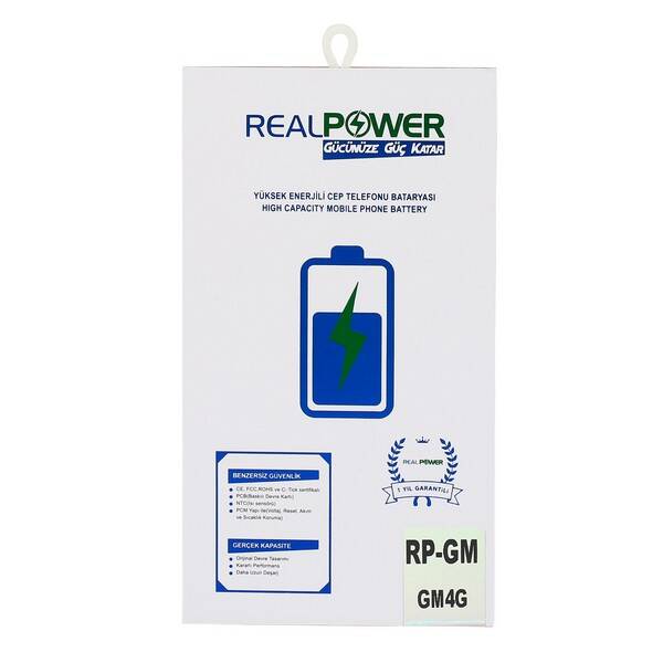 RealPower General Mobile Discovery Android E3 4g Yüksek Kapasiteli Batarya Pil