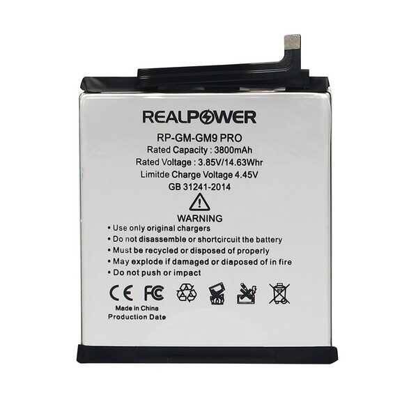 RealPower General Mobile Discovery Gm9 Yüksek Kapasiteli Batarya Pil