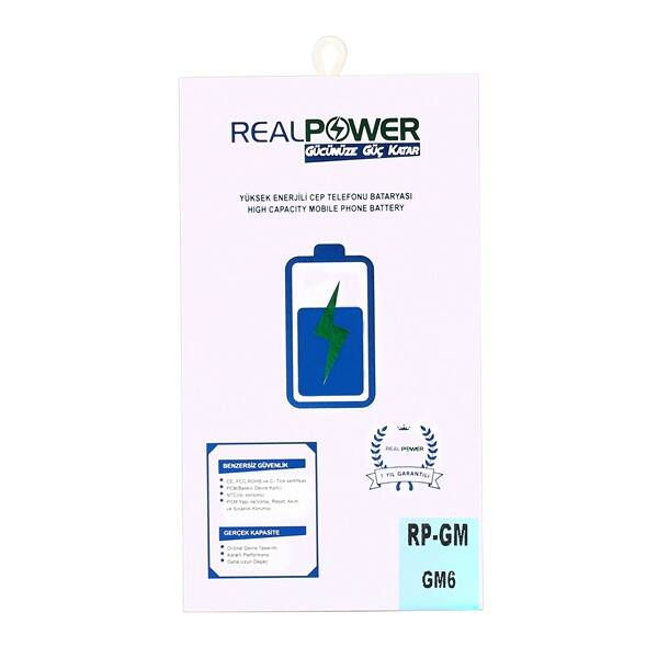 RealPower General Mobile Uyumlu Discovery Gm6 Batarya 3000mah