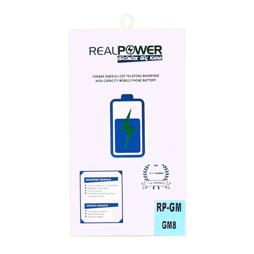 RealPower General Mobile Uyumlu Discovery Gm8 Batarya 3100mah - Thumbnail
