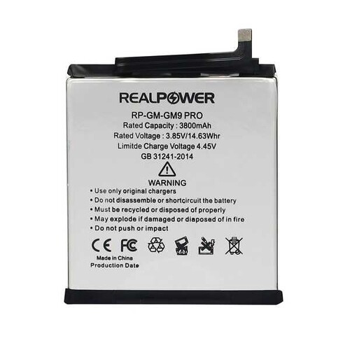 RealPower General Mobile Uyumlu Discovery Gm9 Batarya 3800mAh - Thumbnail