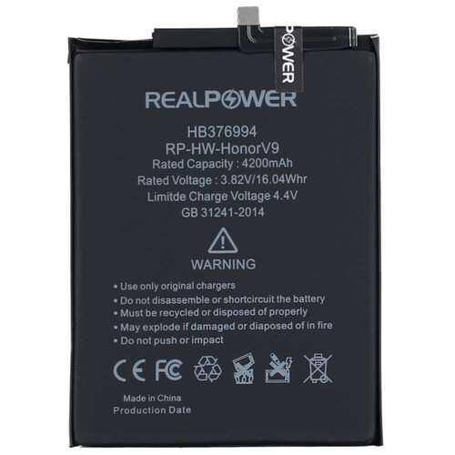 RealPower Honor Uyumlu V9 Batarya 4200mah - Thumbnail