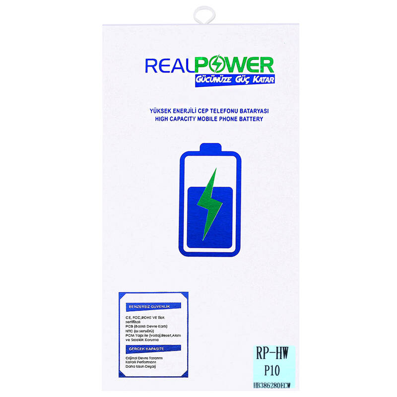 RealPower Huawei Uyumlu P10 Batarya 3400mah