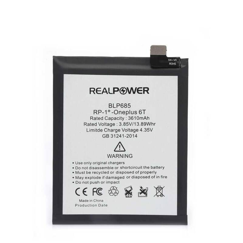 RealPower OnePlus Uyumlu 6t Batarya 3610mAh