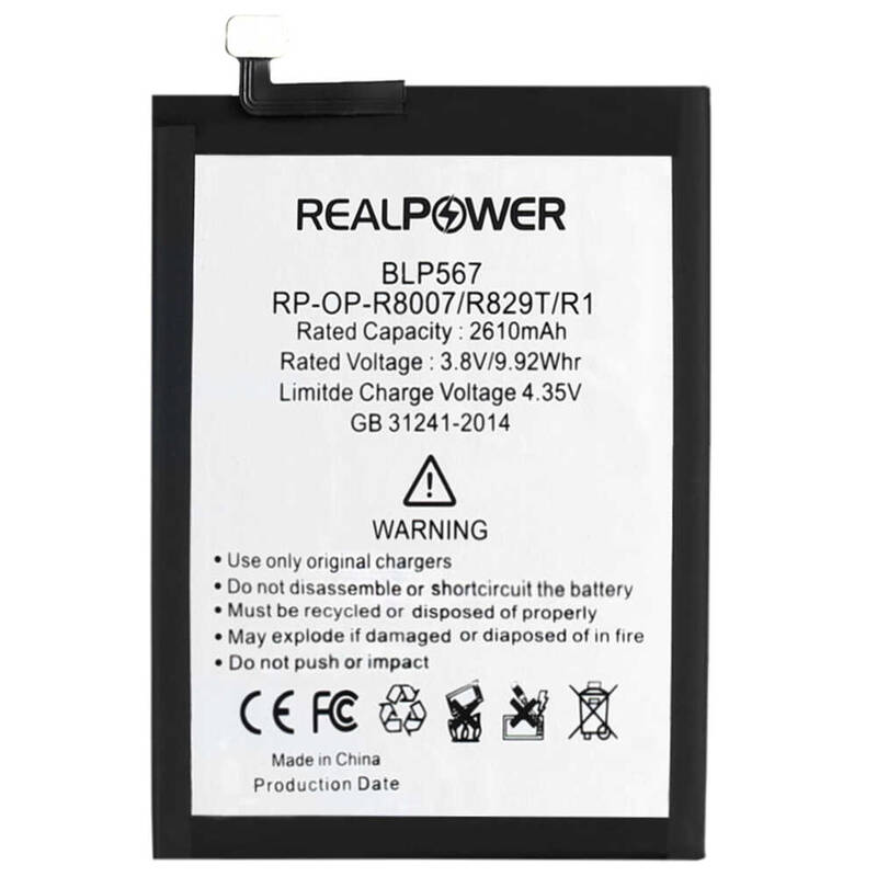 RealPower Oppo Uyumlu R8007 Batarya 2610mah