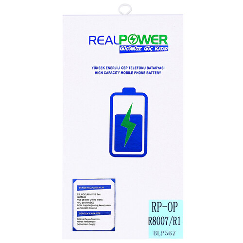 RealPower Oppo Uyumlu R829t Batarya 2610mah - Thumbnail