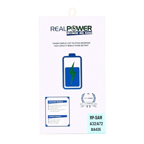 RealPower Samsung Uyumlu Galaxy A72 A725 Batarya 5000mah - Thumbnail