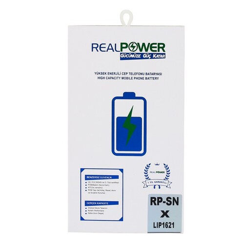 RealPower Sony Xperia X Yüksek Kapasiteli Batarya Pil - Thumbnail