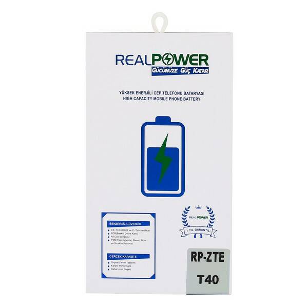 RealPower Turkcell Uyumlu T40 Batarya