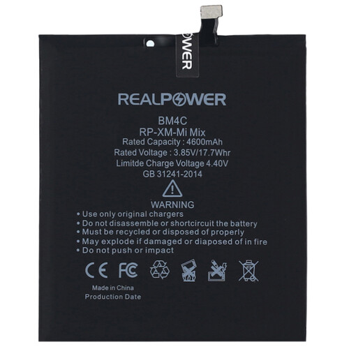 RealPower Xiaomi Uyumlu Mix Batarya 4600mah - Thumbnail