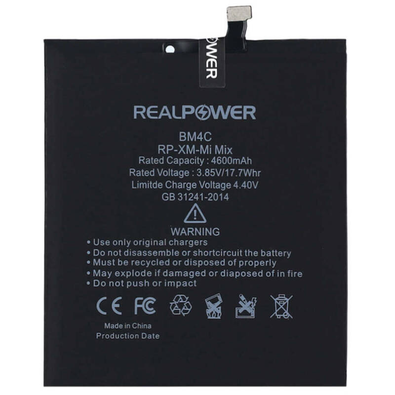 RealPower Xiaomi Uyumlu Mix Batarya 4600mah