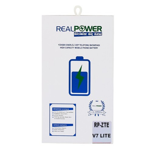 RealPower Zte Blade V7 Lite Yüksek Kapasiteli Batarya Pil - Thumbnail