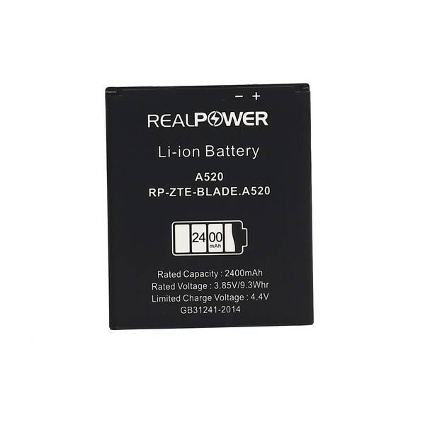 RealPower Zte Uyumlu Blade A520 Batarya 2400mAh