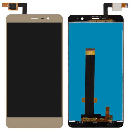 Redmi Uyumlu Note 3 Lcd Ekran Gold Çıtasız - Thumbnail