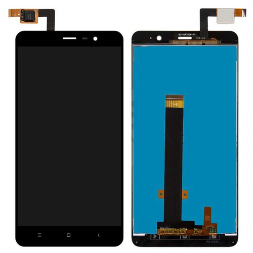 Redmi Uyumlu Note 3 Lcd Ekran Siyah Çıtasız - Thumbnail