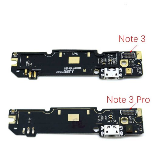 Redmi Uyumlu Note 3 Pro Şarj Soketli Mikrofon Bordu 34 Pin - Thumbnail