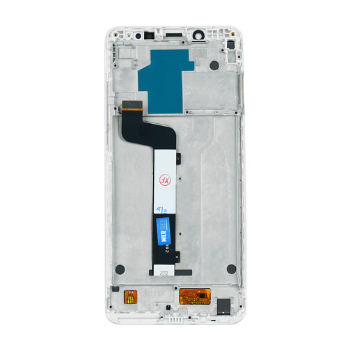 Redmi Uyumlu Note 5 Pro Lcd Ekran Beyaz Çıtalı - Thumbnail