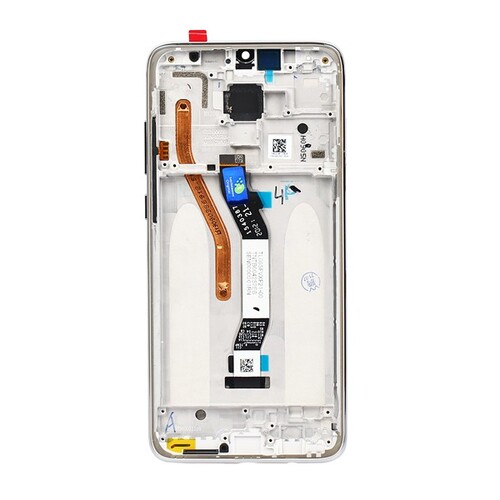 Redmi Uyumlu Note 8 Pro Lcd Ekran Silver Çıtalı Servis Tek Hatlı - Thumbnail