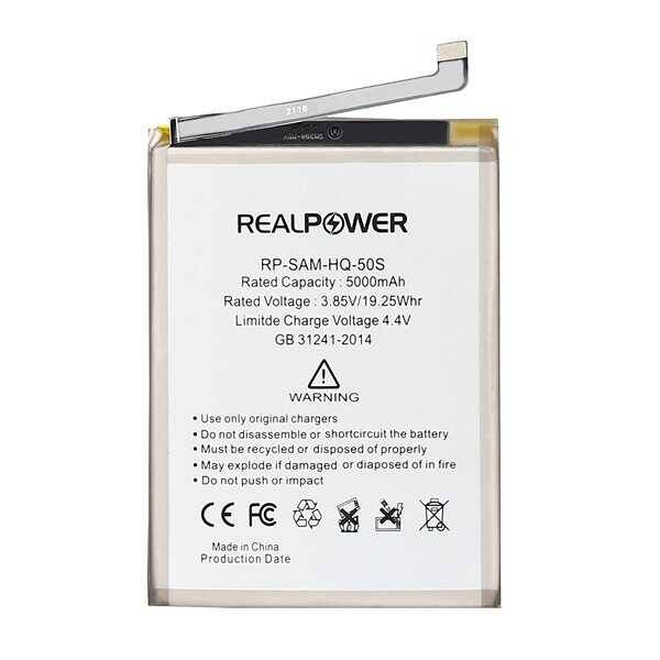 RealPower Samsung Galaxy A03s A037 Yüksek Kapasiteli Batarya Pil 5000mah