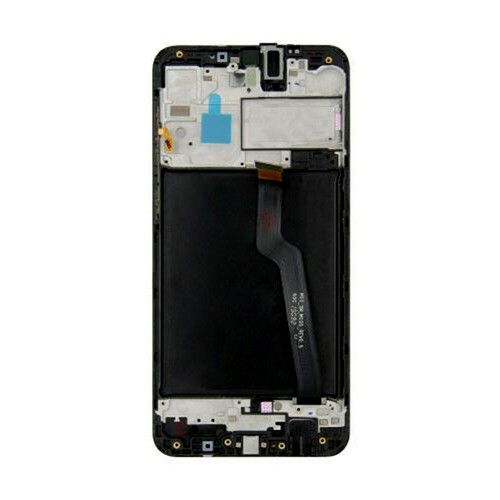 Samsung Galaxy A10s A107 Lcd Ekran Dokunmatik Siyah Servis Çıtalı GH81-17482A - Thumbnail