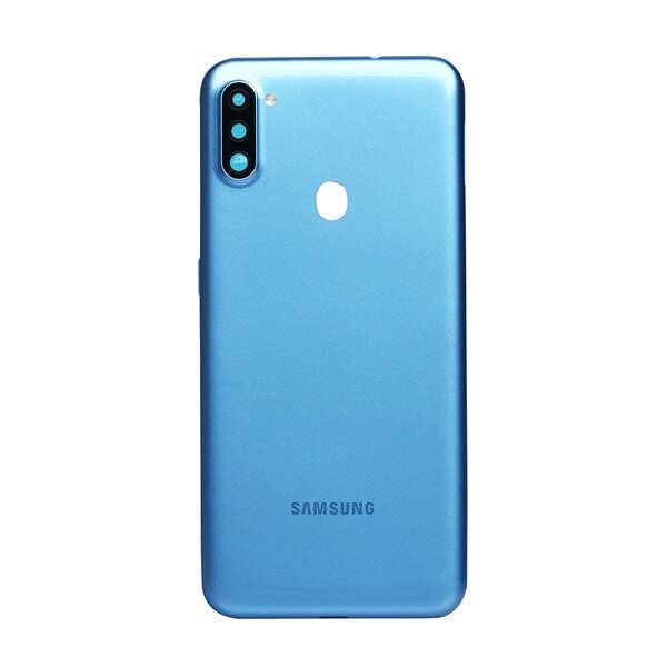 Samsung Galaxy A11 A115 Kasa Kapak Mavi Çıtasız