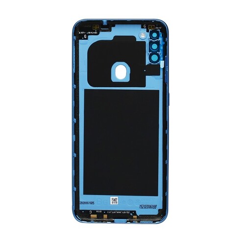 Samsung Galaxy A11 A115 Kasa Kapak Mavi Çıtasız - Thumbnail