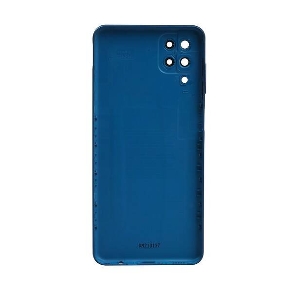 Samsung Galaxy A12 A125 Kasa Kapak Mavi Çıtasız
