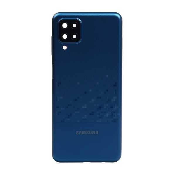 Samsung Galaxy A12 A125 Kasa Kapak Mavi Çıtasız