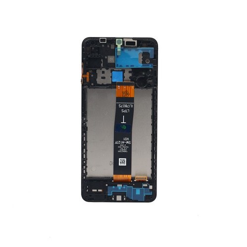 Samsung Galaxy A12s A127g Lcd Ekran Dokunmatik Siyah Hk Servis Çıtalı - Thumbnail
