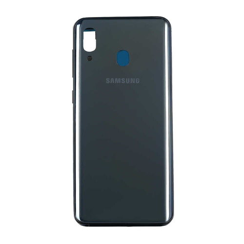 Samsung Galaxy A20 A205 Kasa Kapak Siyah - Thumbnail