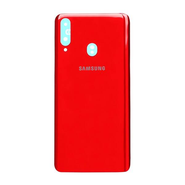 Samsung Galaxy A20s A207 Arka Kapak Kırmızı