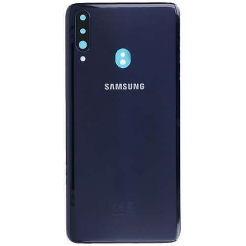 Samsung Galaxy A20s A207 Arka Kapak Lacivert - Thumbnail