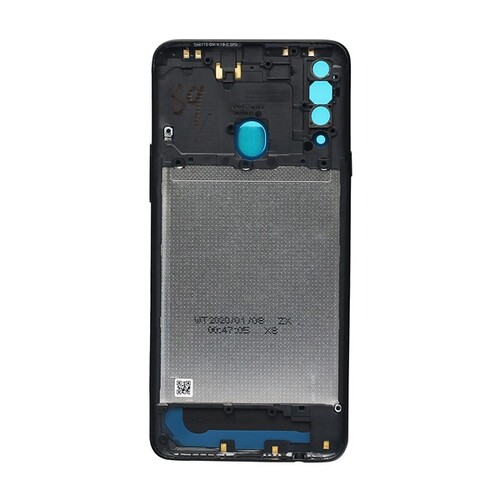 Samsung Galaxy A20s A207 Kasa Kapak Siyah Çıtasız - Thumbnail