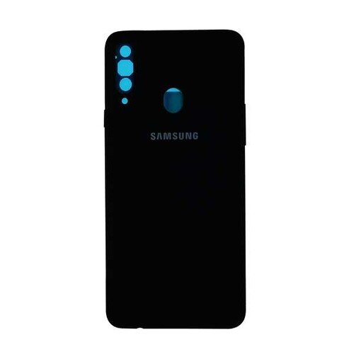 Samsung Galaxy A20s A207 Kasa Kapak Siyah Çıtasız - Thumbnail