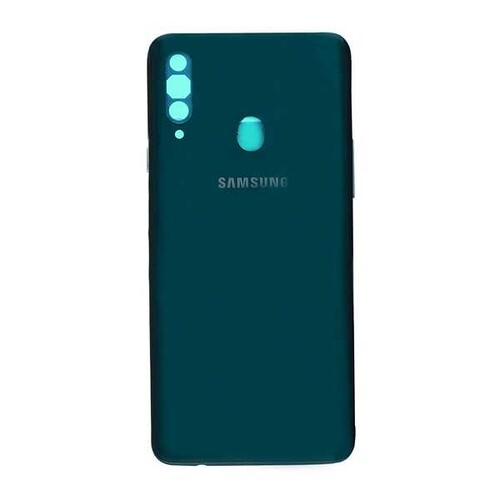 Samsung Galaxy A20s A207 Kasa Kapak Yeşil Çıtasız - Thumbnail