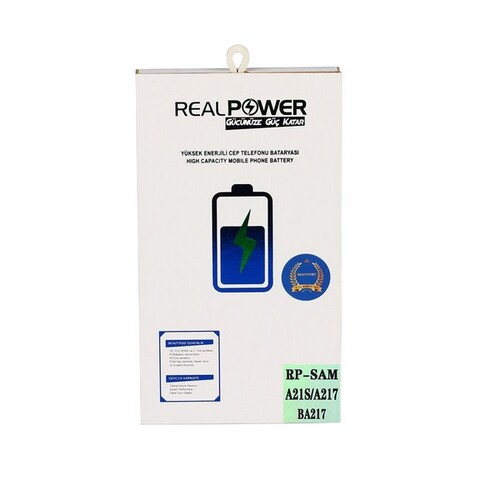 RealPower Samsung Galaxy A21s A217 Yüksek Kapasiteli Batarya Pil 5000mah - Thumbnail