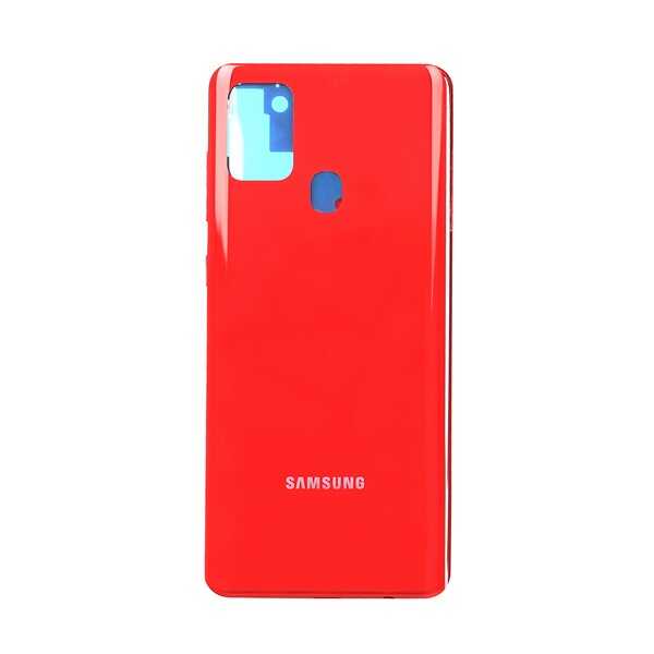 ÇILGIN FİYAT !! Samsung Galaxy A21s A217 Kasa Kapak Kırmızı Çıtasız 