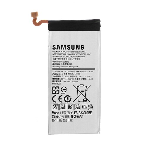 Samsung Galaxy A3 A300 Batarya Pil EB-BA300ABE - Thumbnail