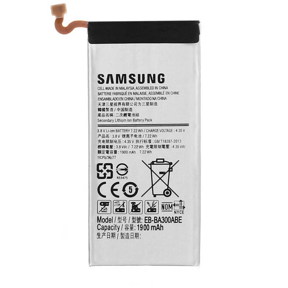 ÇILGIN FİYAT !! Samsung Galaxy A3 A300 Batarya Pil Servis EB-BA300ABE 