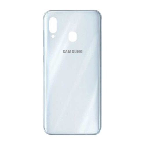 Samsung Galaxy A30 A305 Arka Kapak Beyaz - Thumbnail