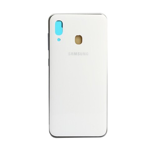 Samsung Galaxy A30 A305 Kasa Kapak Beyaz Çıtasız - Thumbnail