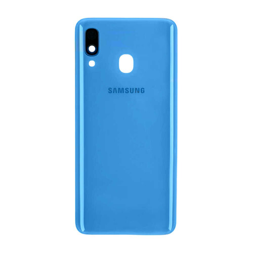 Samsung Galaxy A40 A405 Arka Kapak Mavi - Thumbnail