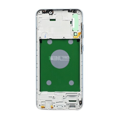 Samsung Galaxy A50 A505 Kasa Kapak Beyaz Çıtasız - Thumbnail