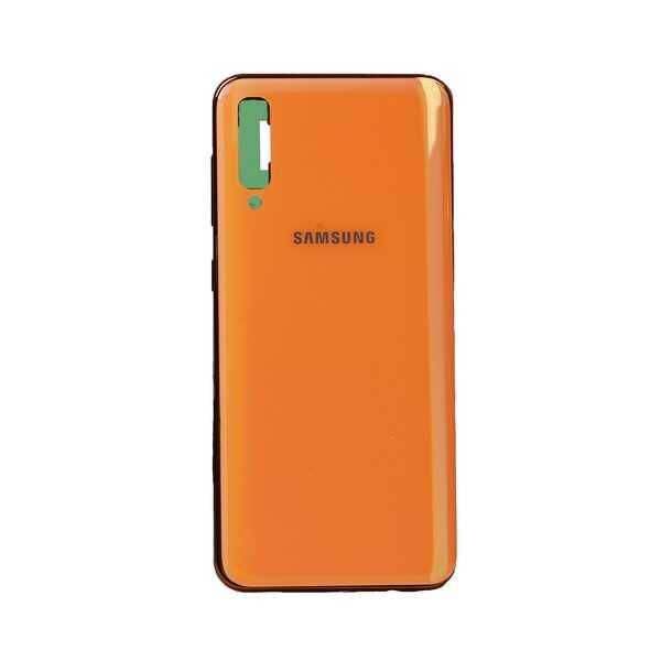 Samsung Galaxy A50 A505 Kasa Kapak Turuncu Çıtasız