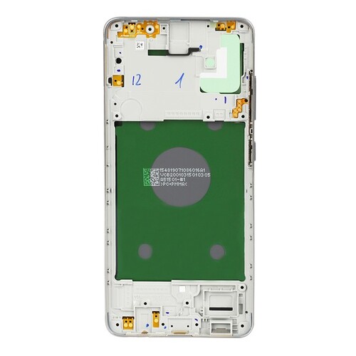 Samsung Uyumlu Galaxy A51 A515 Kasa Kapak Beyaz - Thumbnail