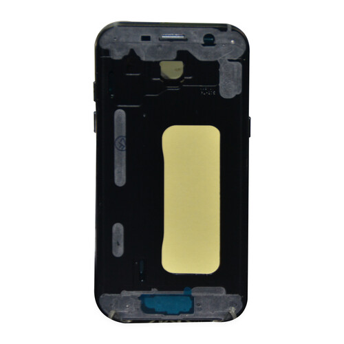 Samsung Galaxy A520 Kasa Kapak Siyah Çıtasız - Thumbnail