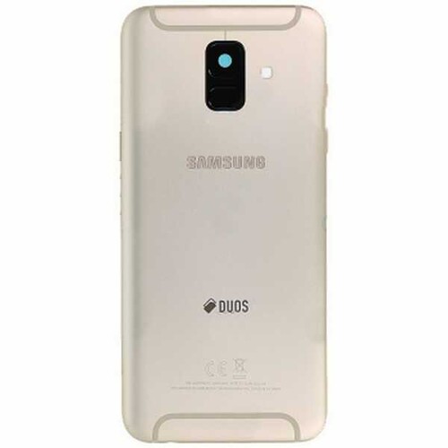 Samsung Galaxy A6 A600 Kasa Kapak Gold - Thumbnail