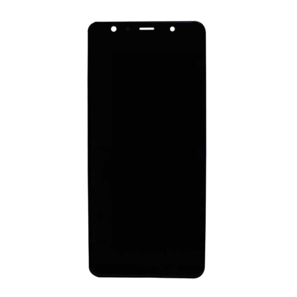 ÇILGIN FİYAT !! Samsung Galaxy A7 2018 A750 Lcd Ekran Dokunmatik Siyah Servis GH96-12078A 