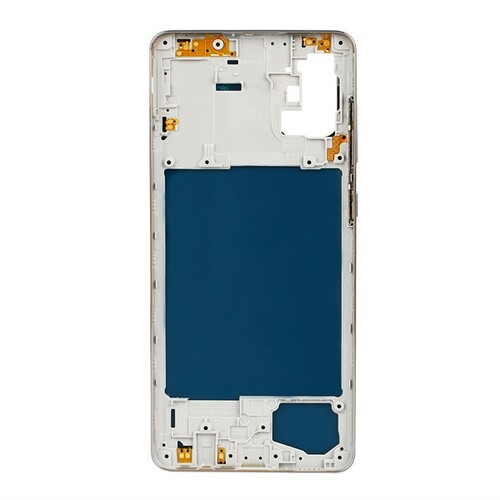 Samsung Galaxy A71 A715 Kasa Kapak Beyaz Çıtasız - Thumbnail