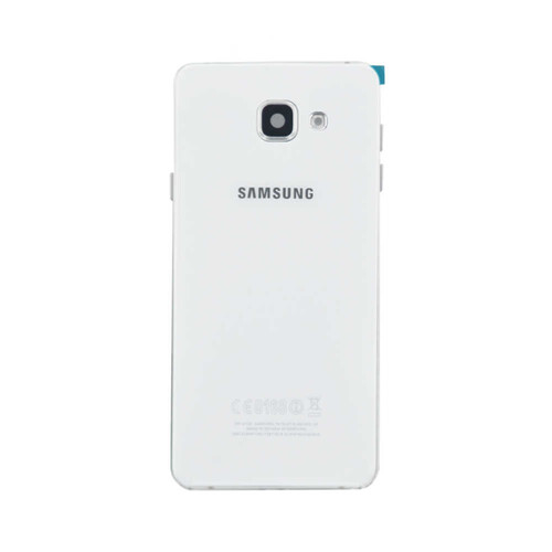 Samsung Galaxy A710 Kasa Kapak Beyaz Duos Çıtasız - Thumbnail